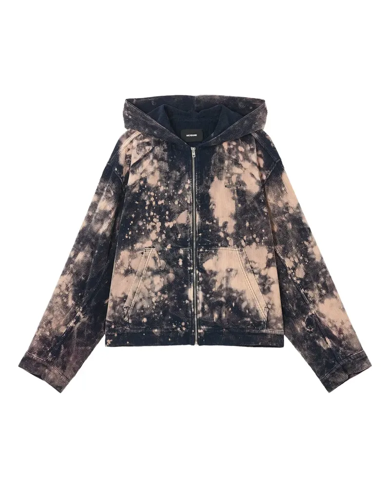 WE 11 DONE corduroy hooded jacket - Blau Blau