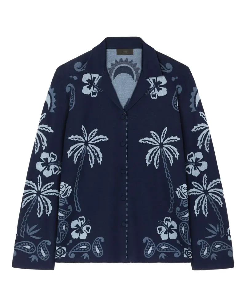 Alanui Wild Wonder Jacquard-Hemd - Blau Blau