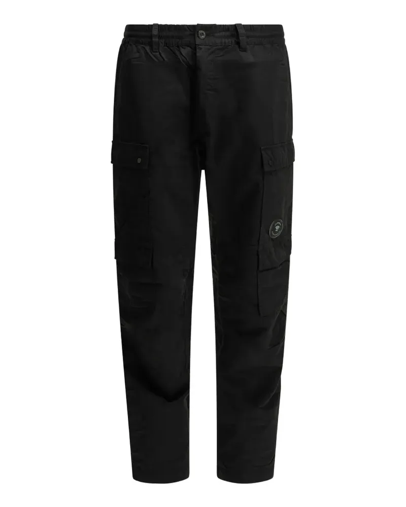 C.P. Company T-Flatt Cargohose mit Linsen - Schwarz Schwarz