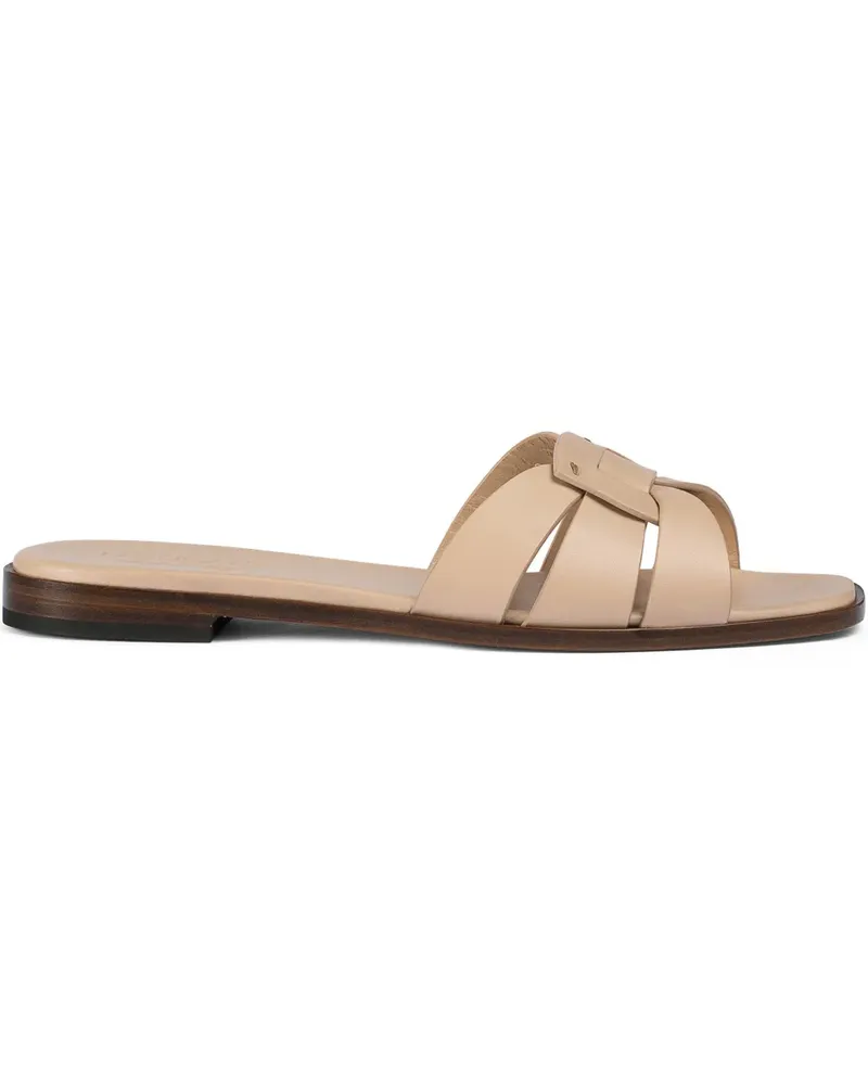 Doucal´s Sandalen aus Leder - Nude Nude