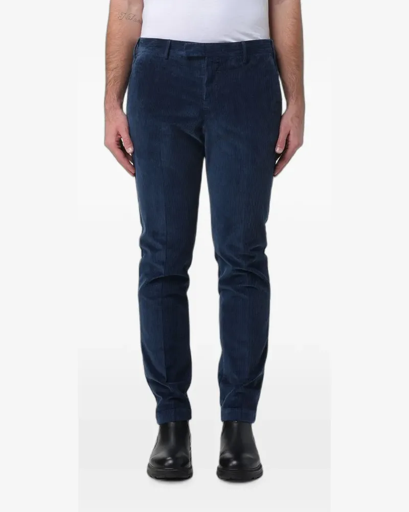 PT TORINO corduroy chino trousers - Blau Blau