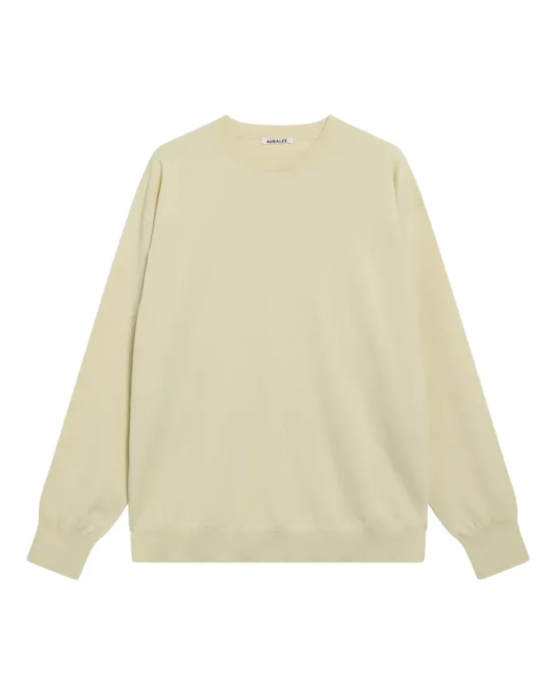 AURALEE Pullover mit rundem Ausschnitt - Nude Nude