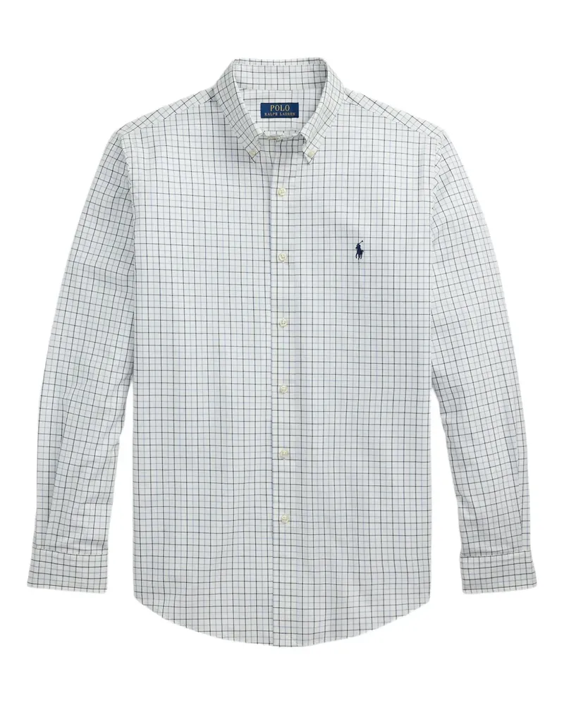 Ralph Lauren Kariertes Button-down-Hemd - Weiß Weiß