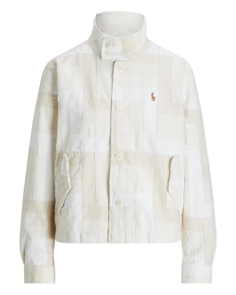 Ralph Lauren Utility-Jacke im Patchwork-Look - Weiß Weiß