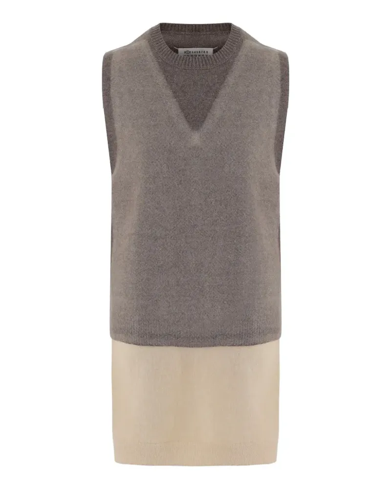 Maison Margiela Ärmelloses Oberteil - Braun Braun