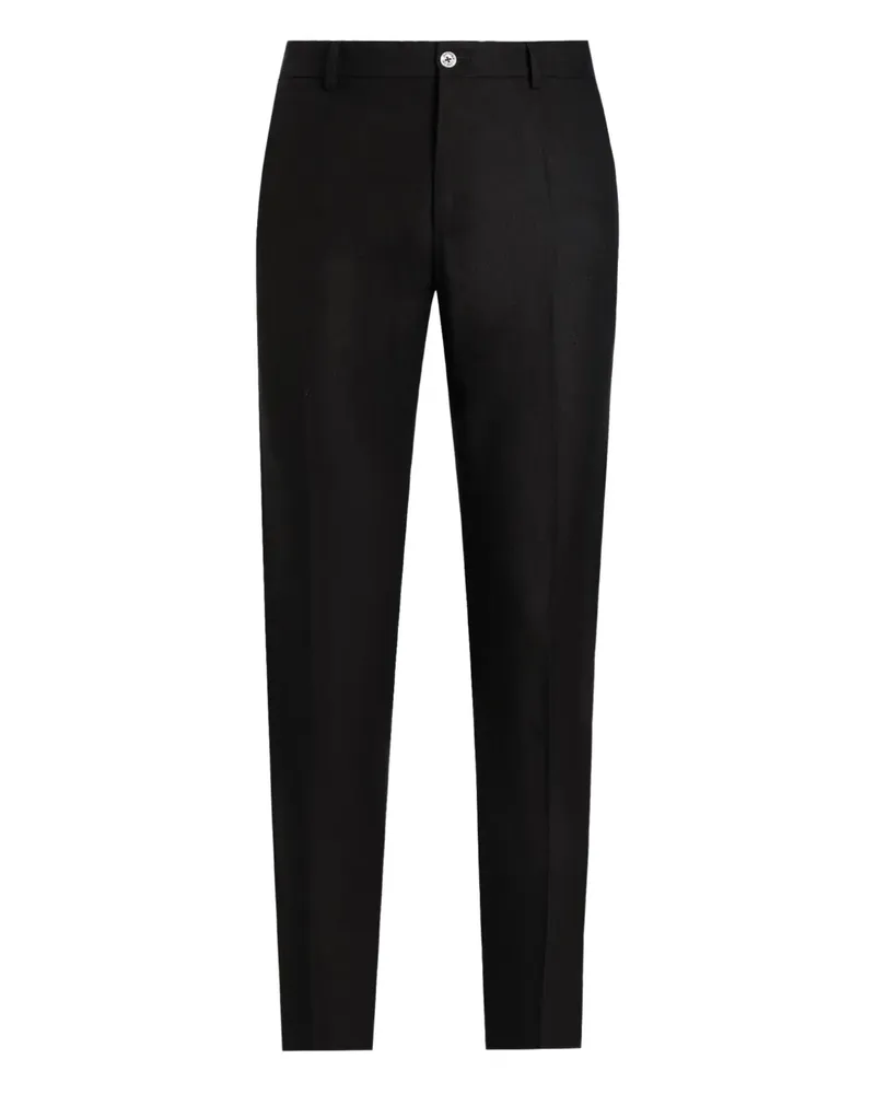 Dolce & Gabbana Hose aus Leinen - Schwarz Schwarz