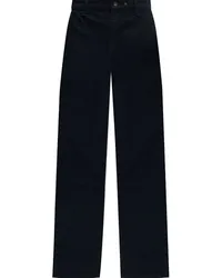 Rag & Bone Halbhohe Straight-Leg-Jeans Schwarz