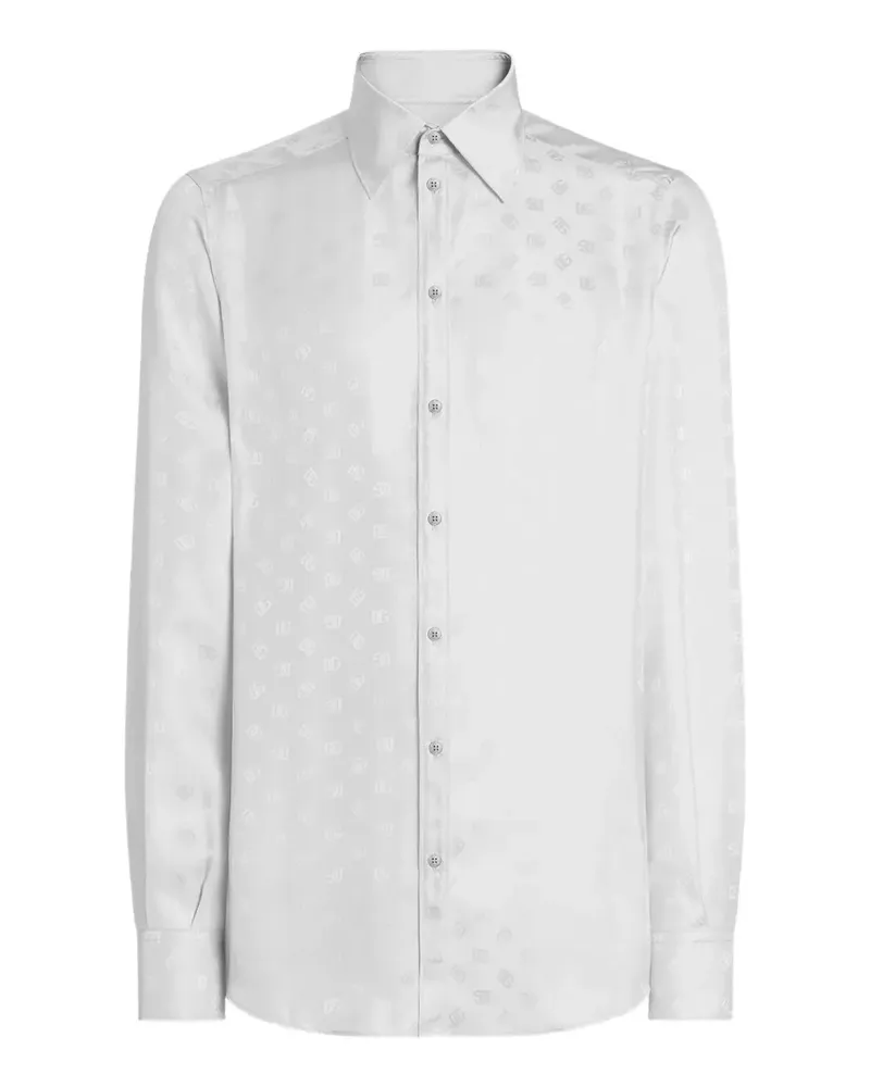 Dolce & Gabbana logo-jacquard shirt - Grau Grau