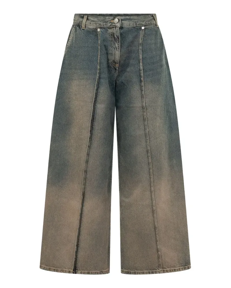 Palm Angels Weite Jeans - Blau Blau