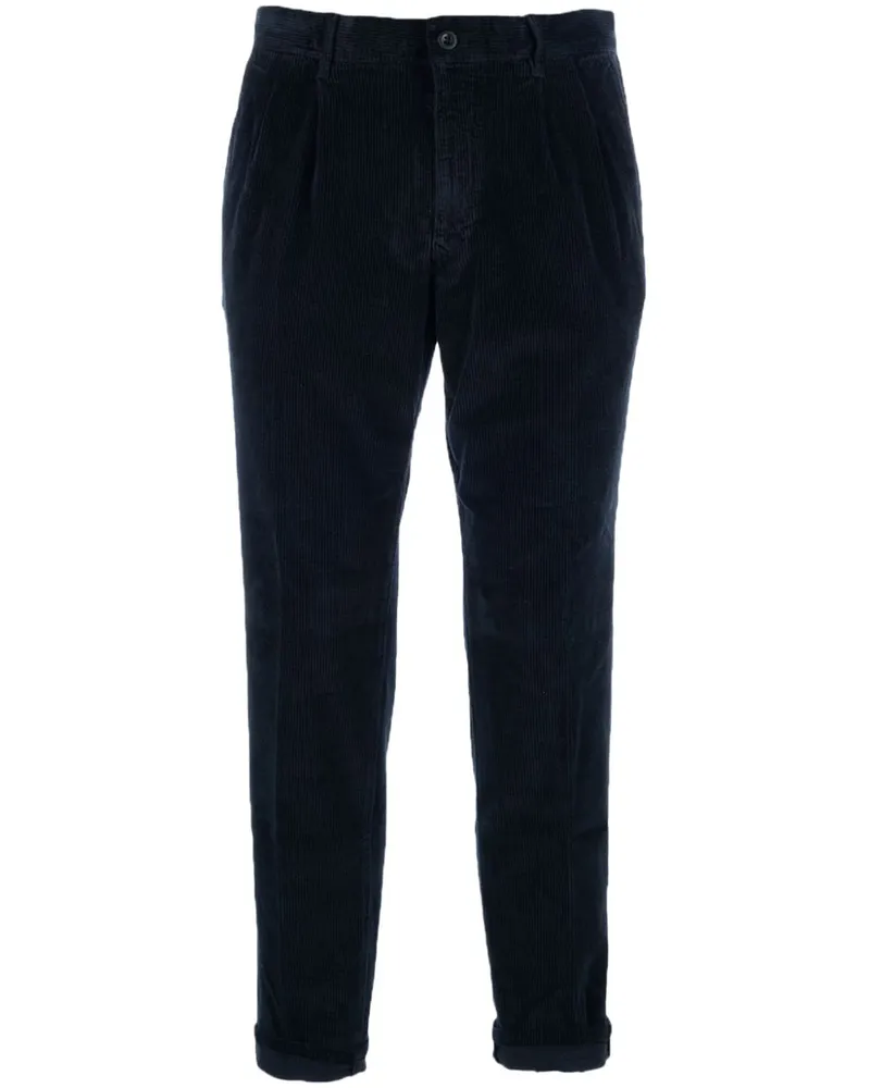 Incotex Gerippte Hose - Blau Blau