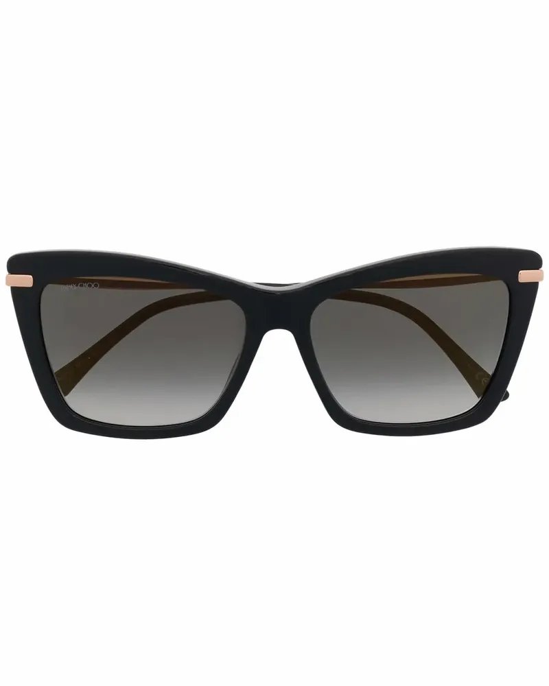 Jimmy Choo Oversized-Sonnenbrille mit Farbverlauf - Schwarz Schwarz