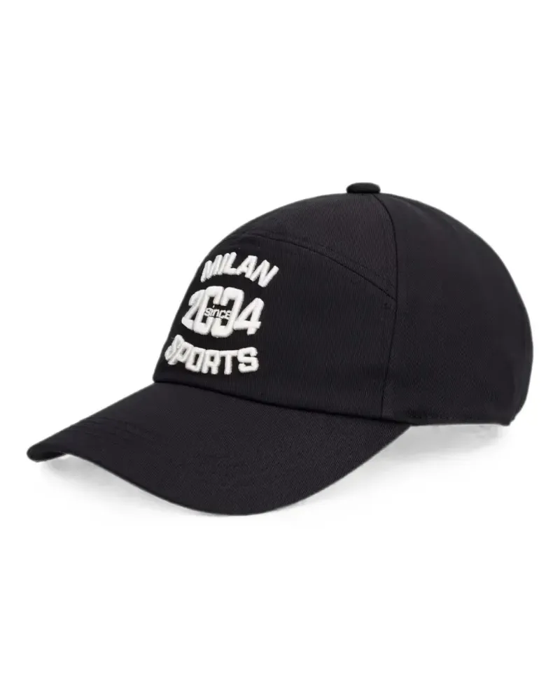EA7 cotton baseball cap - Schwarz Schwarz