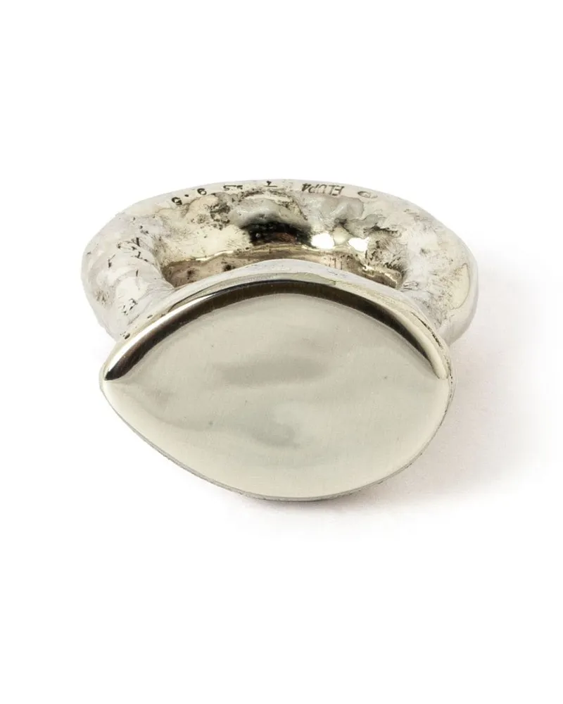 Parts Of Four Giant Roman Ring aus Sterlingsilber Silber