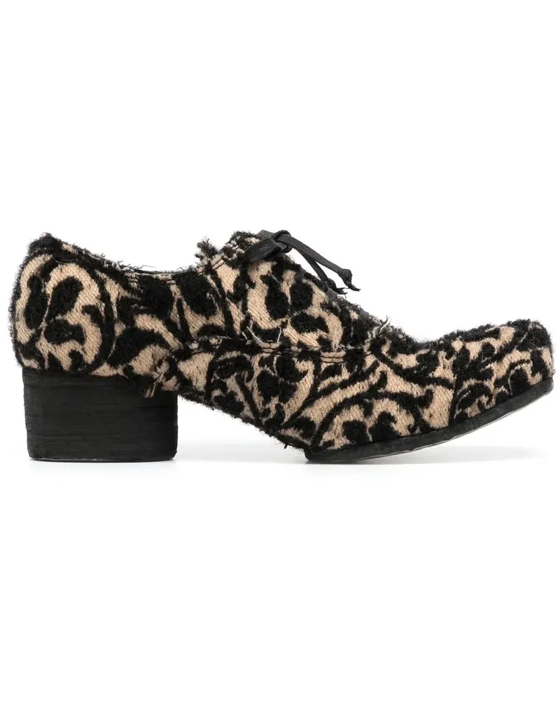 Uma Wang Budapester mit eckiger Kappe - Nude Nude