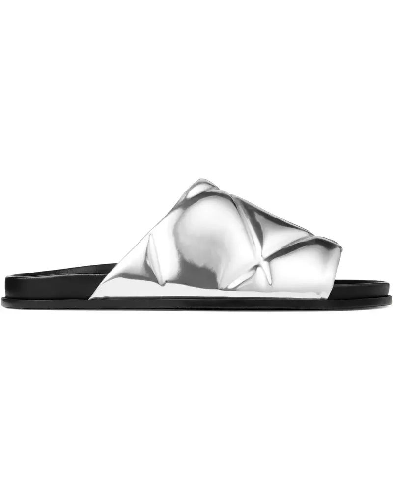 Jimmy Choo Sandalen im Metallic-Look - Silber Silber