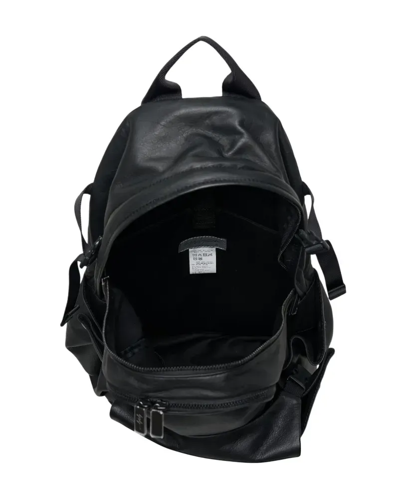 Yohji Yamamoto multi-pocket backpack - Schwarz Schwarz