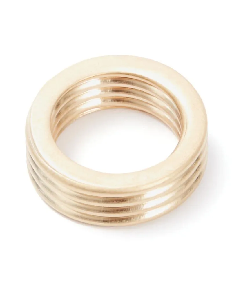 Maison Margiela Ring mit Schrauben-Motiv - Gelb Gelb