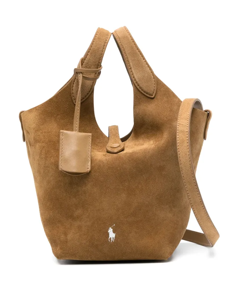Ralph Lauren Beuteltasche aus Wildleder - Braun Braun