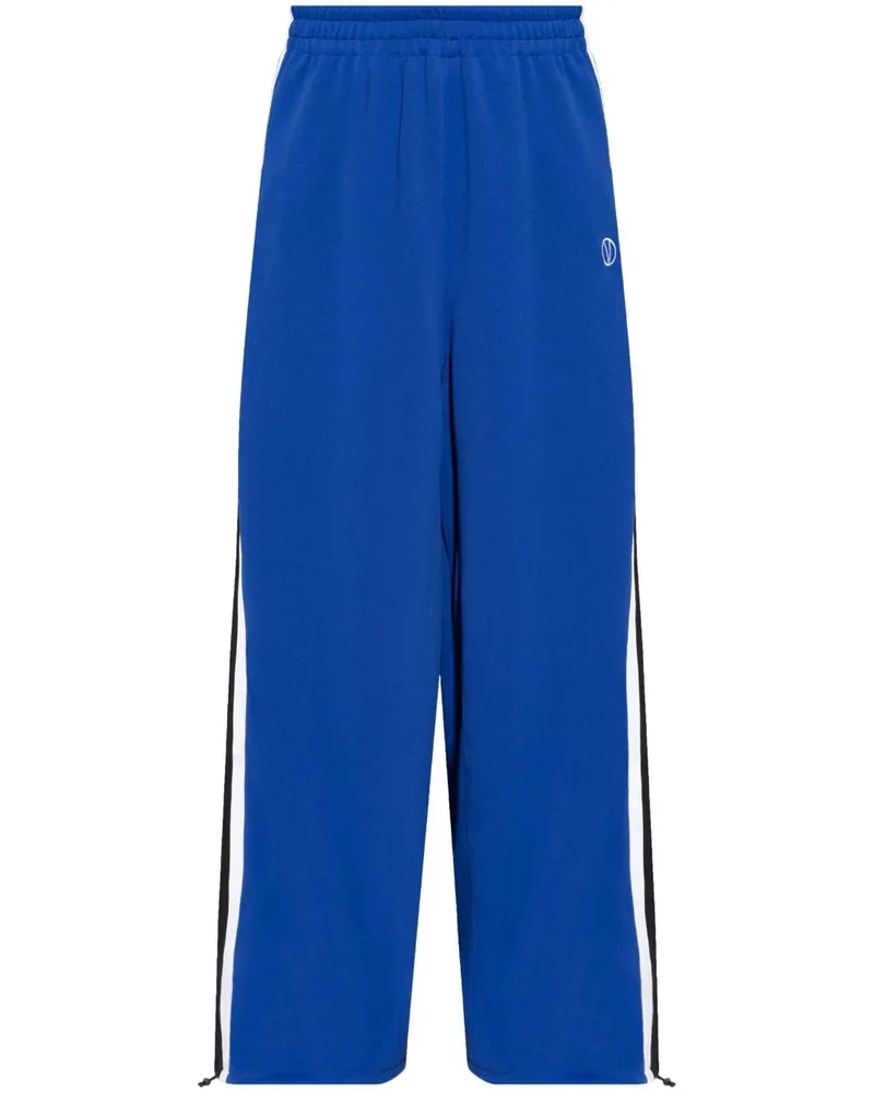 VETEMENTS Jogginghose mit Streifen Blau