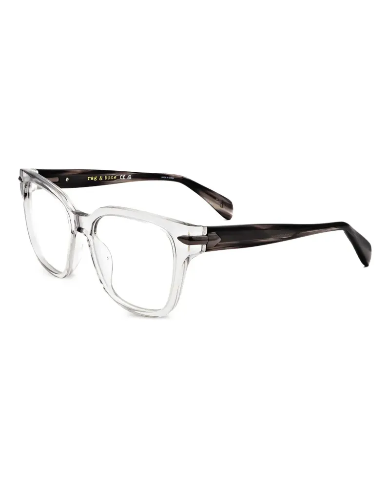 Rag & Bone Brille mit eckigem Gestell - Nude Nude