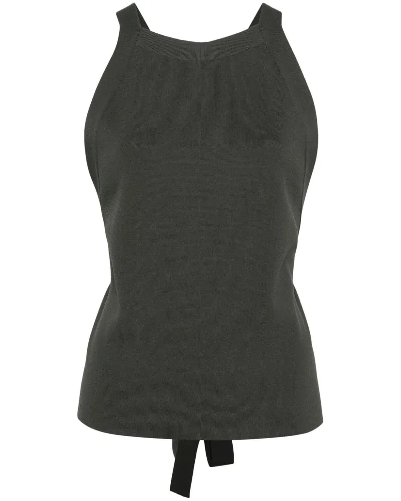 P.A.R.O.S.H. Stricktop mit Neckholder - Grau Grau