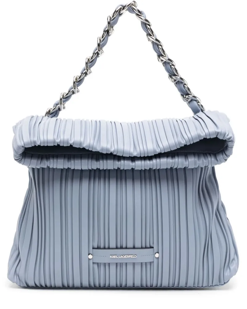 Karl Lagerfeld Große K/kushion Handtasche mit Logo - Blau Blau