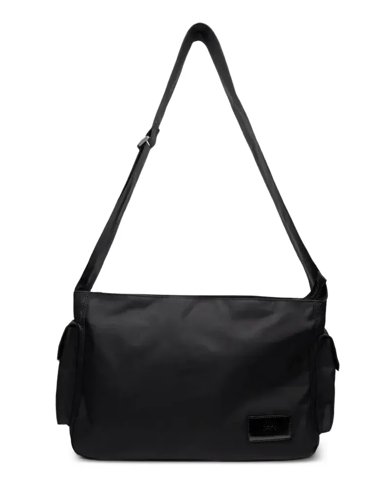 JUUN.J flap-top messenger bag - Schwarz Schwarz