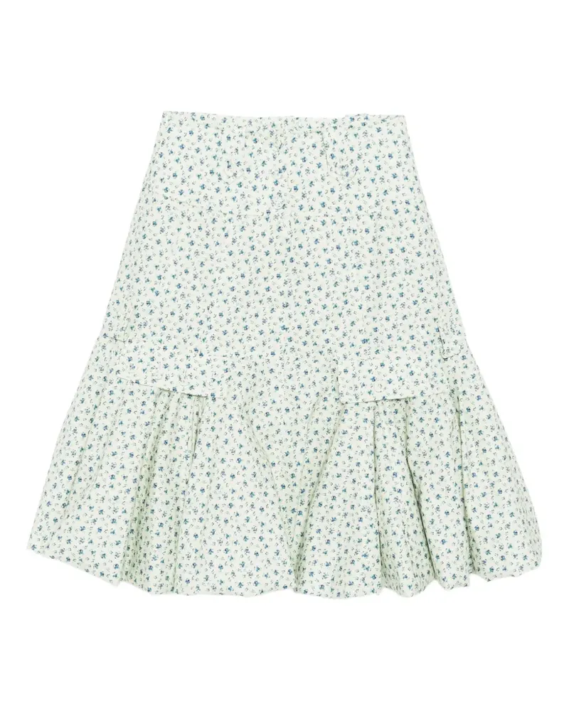 Rokh floral-print midi skirt - Nude Nude