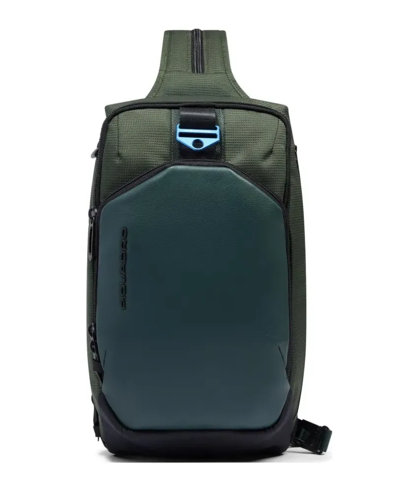 Piquadro textured-finish backpack - Grün Grün