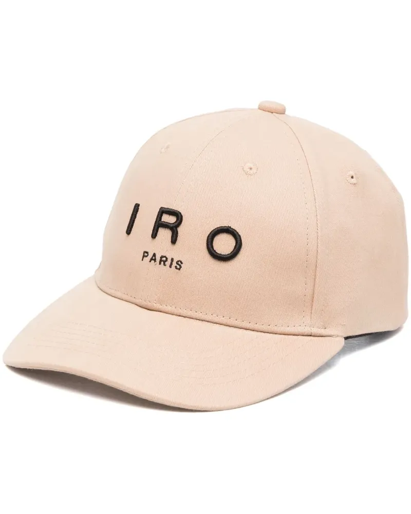 IRO Baseballkappe mit Logo-Prägung - Nude Nude