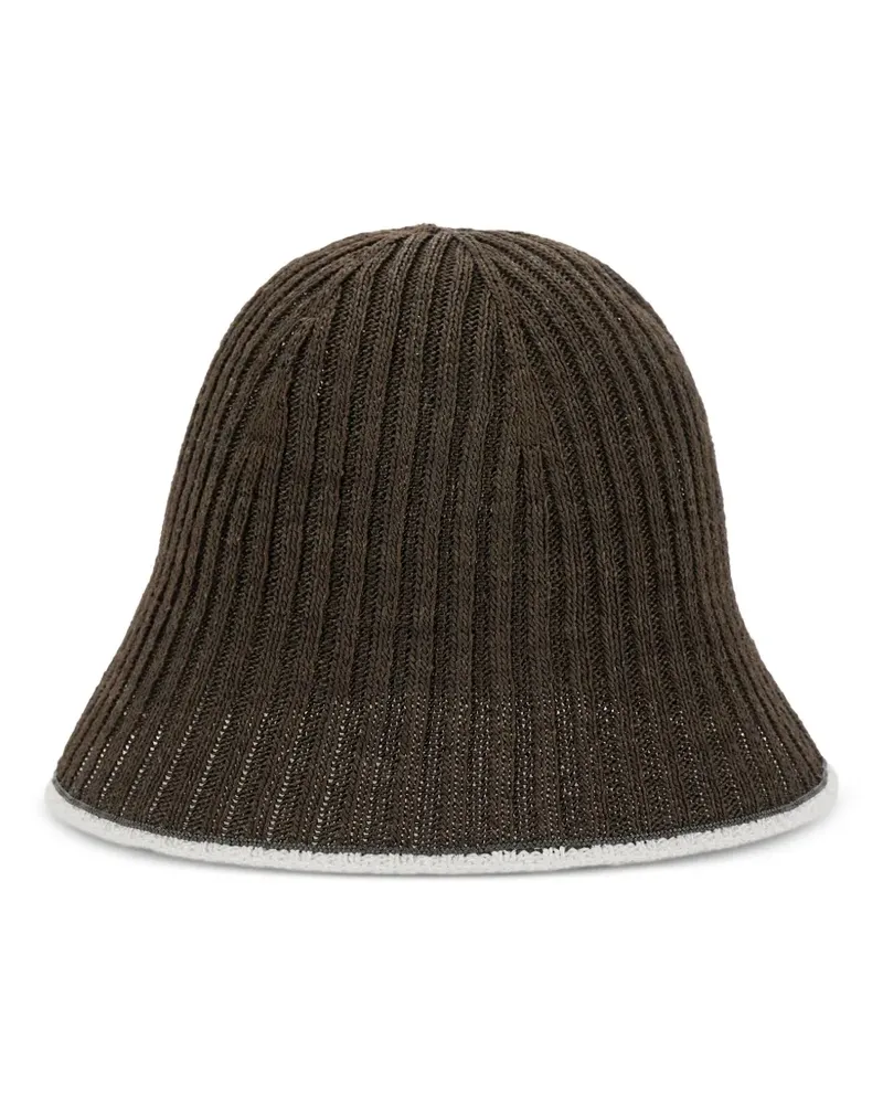 Brunello Cucinelli Gestrickte Mütze - Braun Braun