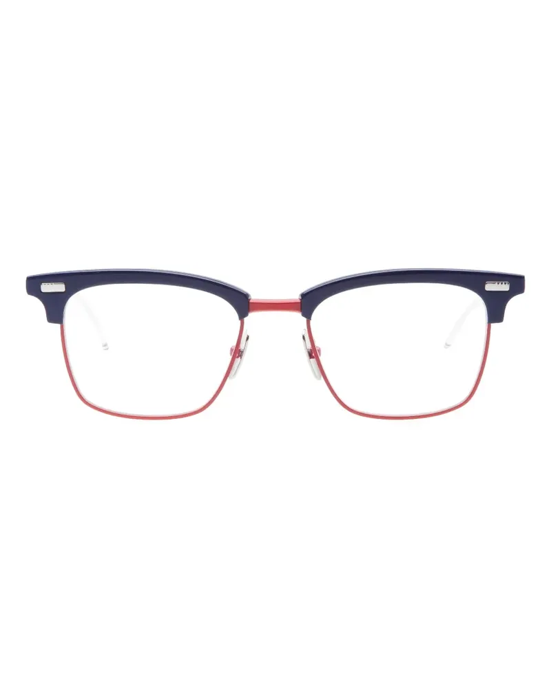 Thom Browne square-frame glasses - Blau Blau