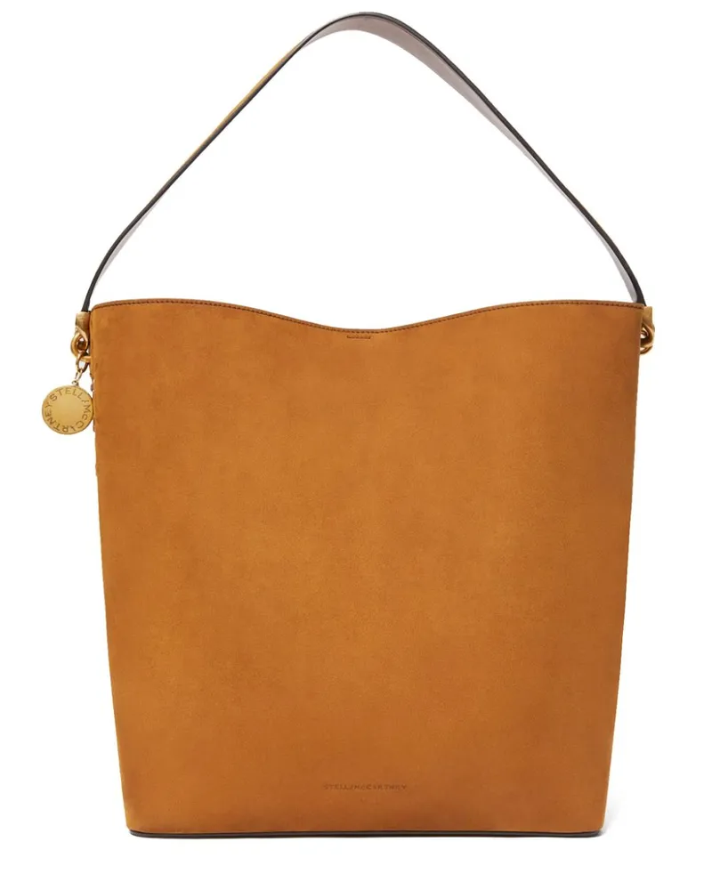 Stella McCartney Frayme Tote Bag mit Ziernaht - Braun Braun