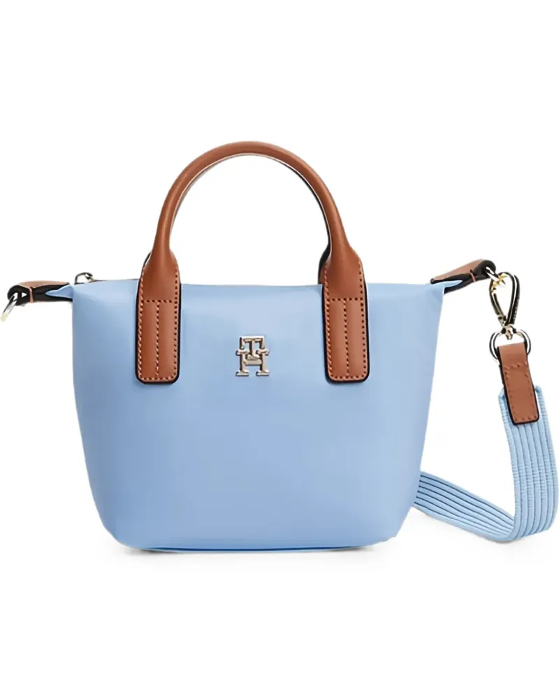 Tommy Hilfiger TH monogram tote bag - Blau Blau