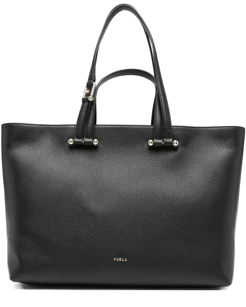 Furla Großer Duetto Tote Bag - Schwarz Schwarz