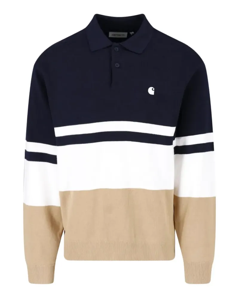 Carhartt WIP L Austin colour-block polo sweater - Blau Blau