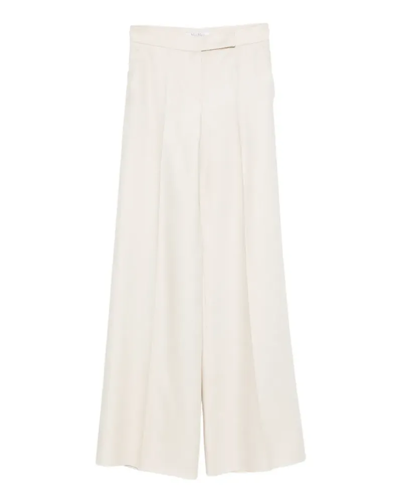 Max Mara Mxmbadesse Palazzohose mit Falten - Nude Nude