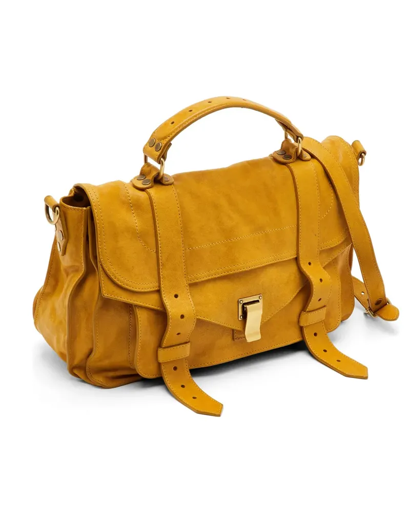 Proenza Schouler PS1 leather top handle bag - Gelb Gelb
