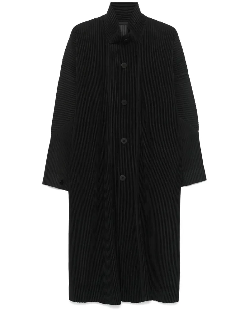 Issey Miyake MC November Mantel - Schwarz Schwarz