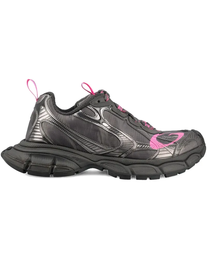 Balenciaga Sneakers mit Glanzoptik - Grau Grau