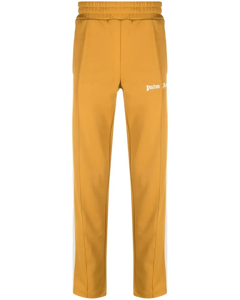 Palm Angels Jogginghose mit Logo-Print - Gelb Gelb
