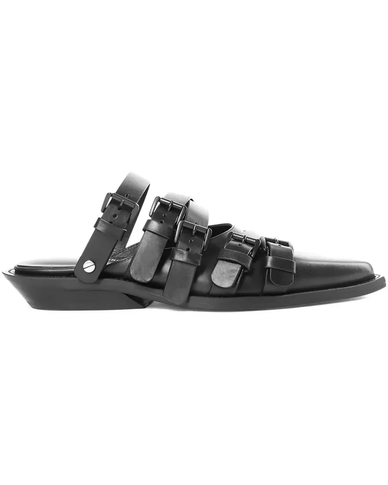 Ann Demeulemeester Kalla Sandalen mit Schnallenriemen - Schwarz Schwarz