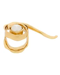 Coup De Coeur Wild Rose' Ring mit Perle Gold