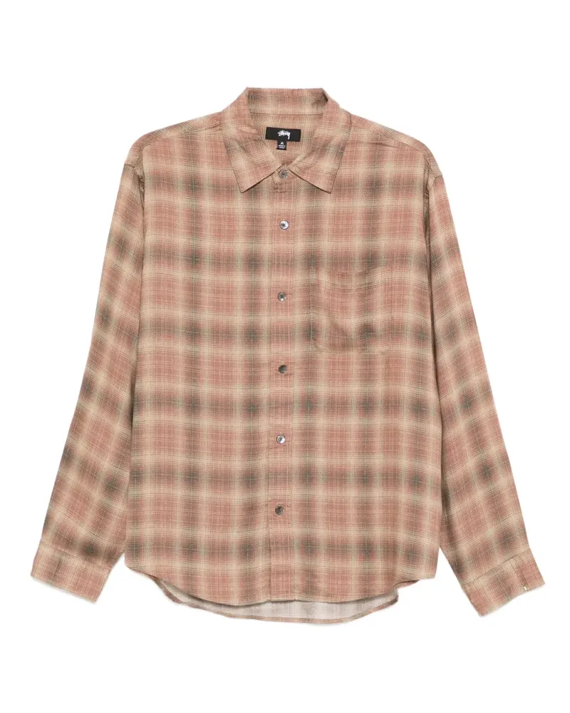 Stüssy Kariertes Hemd - Braun Braun