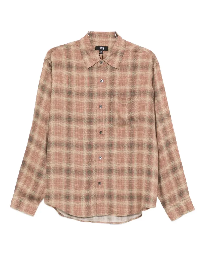 Stüssy Kariertes Hemd - Braun Braun