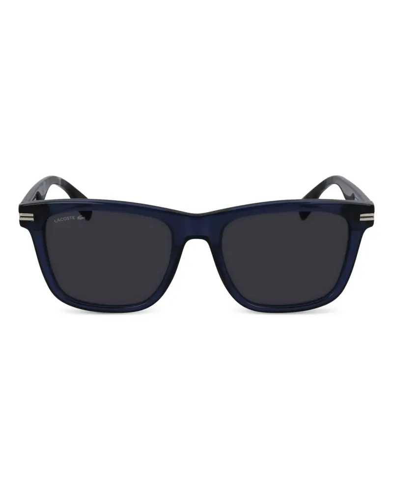 Lacoste Sonnenbrille mit Logo-Print - Blau Blau