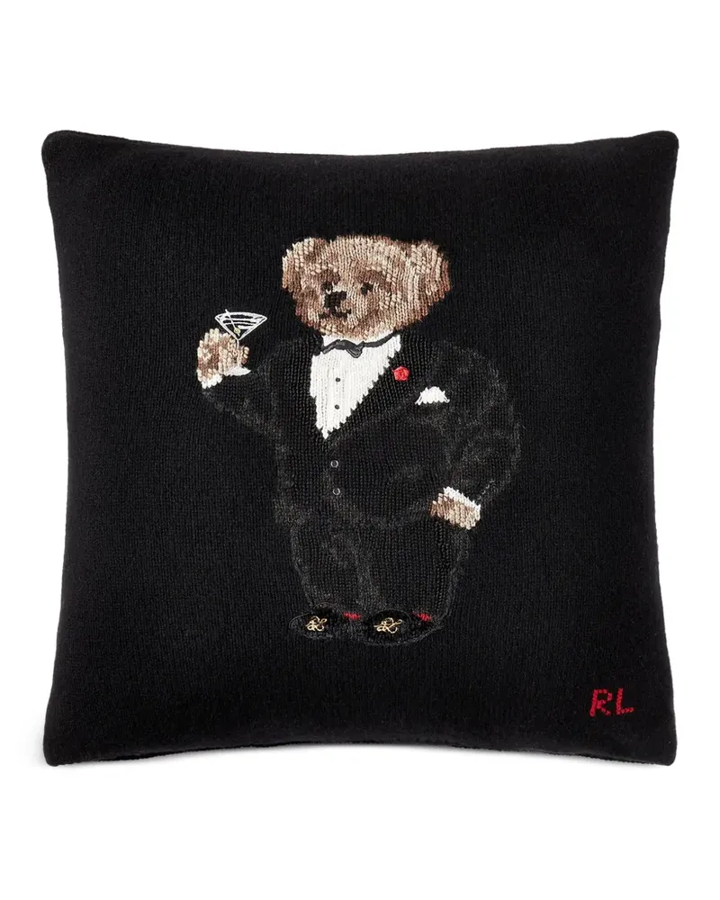 Ralph Lauren Home Martini Polo Bear cushion - Schwarz Schwarz