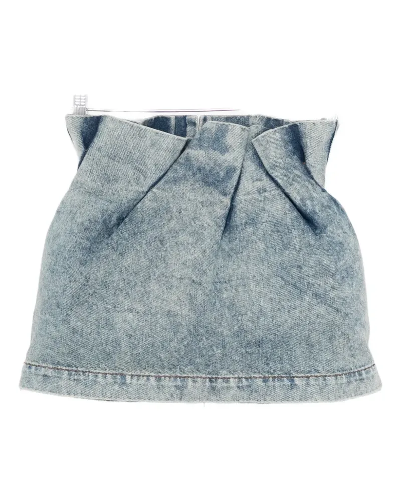 Magda Butrym pleated mini skirt - Blau Blau
