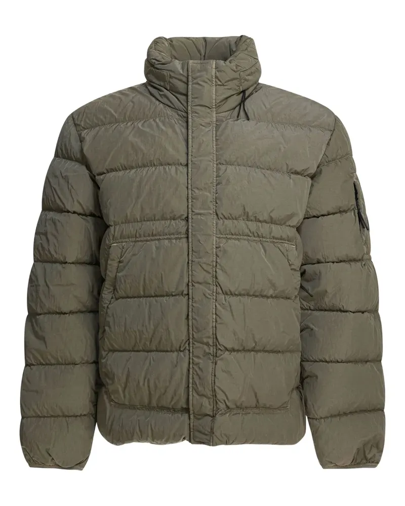 C.P. Company Gesteppte Orange Daunenjacke - Grün Grün
