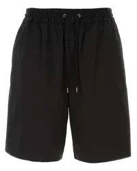 Giorgio Armani Bermudas aus Stretch-Lyocellgemisch Schwarz